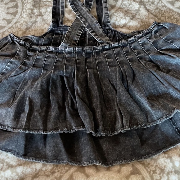 Denim Free People Crop Top (SOLD) - Picture 6 of 10